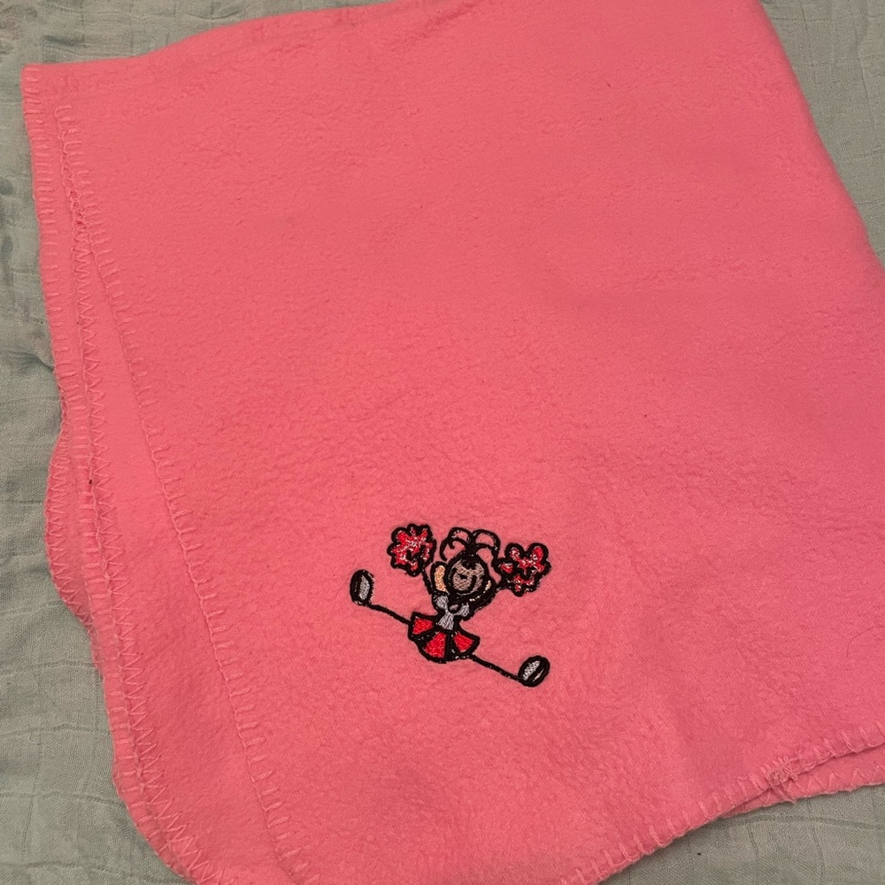 Fleece baby blanket